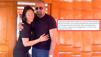 Maanayata Dutt issues statement, thanks fans for wishing hubby Sanjay Dutt a speedy recovery from lung cancer