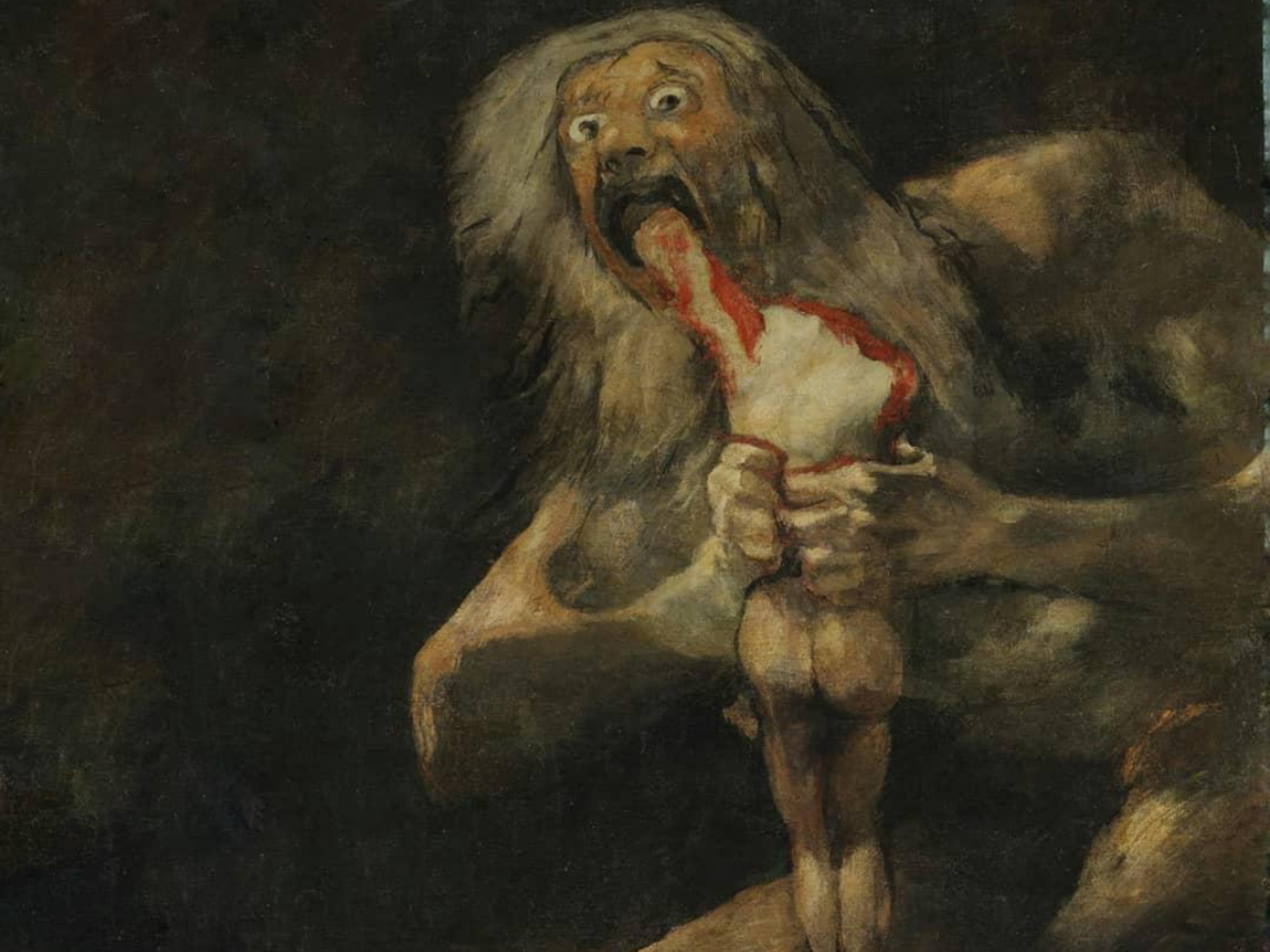 art saturn devouring his son