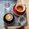 Filter coffee and Cappuccino