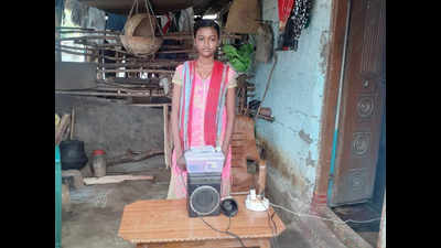 Telangana: Class 8 student, teacher invent machine to scare away locusts