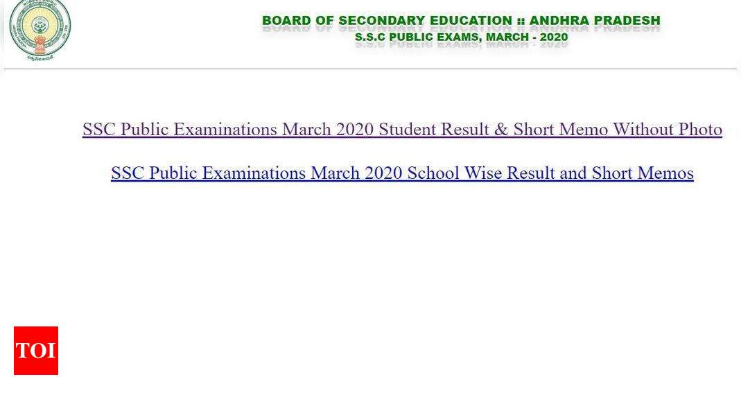 Manabadi 10th Result 2020 Bseap Ssc Marks Memo Released How To