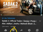 Alia Bhatt’s Sadak 2 trailer becomes most DISLIKED video on YouTube; #Sadak2dislike trends