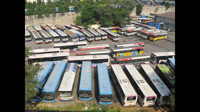 TSRTC staff push for release of Rs 675 crore