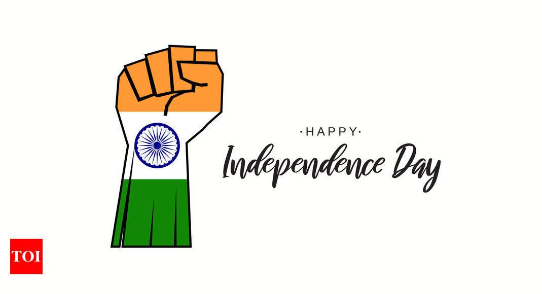 Premium AI Image | Brush stroke style indian flag theme independence day  background