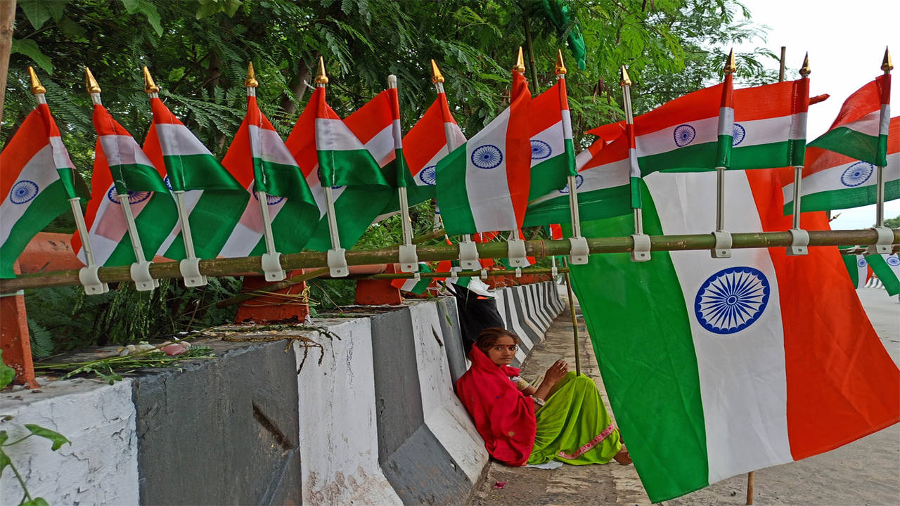 Printed dyed tiranga dupatta/tri colour tiranga dupatta/indian flag  dupatta, Handwash, Plain at Rs 65 in New Delhi