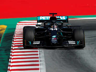 F1: Hamilton sets the pace in second Spanish Grand Prix practice