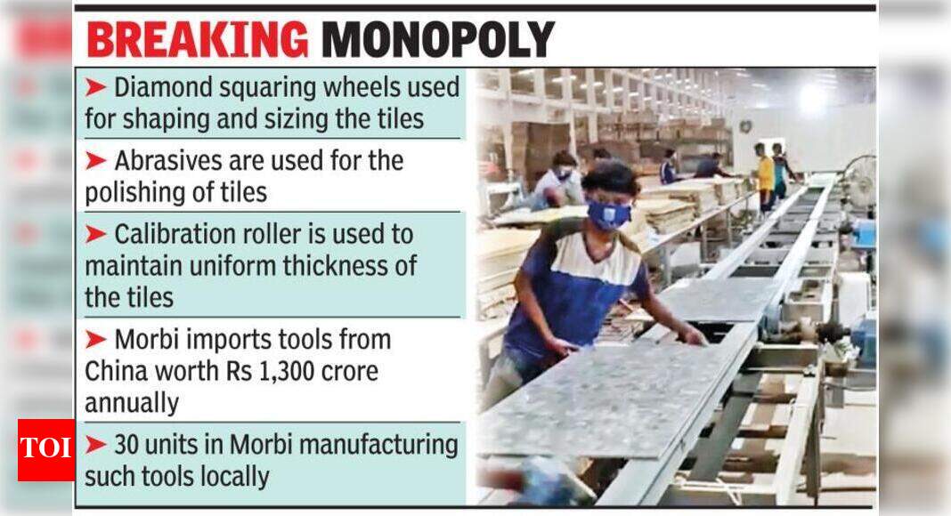 Gujarat Morbi ceramic industry set to be ‘Atmanirbhar’ in machine tools Rajkot News Times