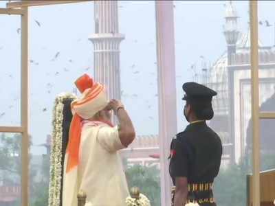 PM Narendra Modi unfurls national flag on 74th Independence Day