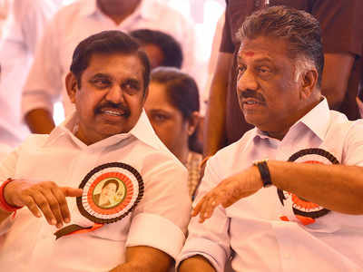 AIADMK leadership debate: 'I have people's support,' says Palaniswami as posters appear pitching for 'OPS as CM'