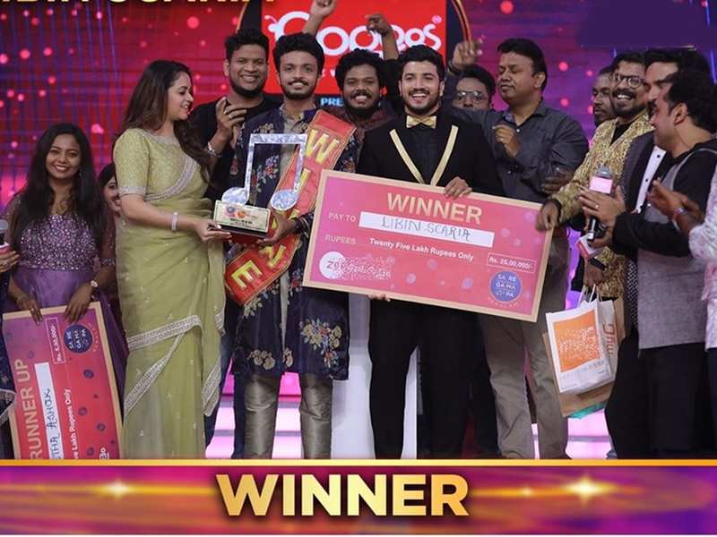 Libin Scaria Sa Re Ga Ma Pa Keralam Winner Libin Scaria Wins The Trophy And Cash Prize Of 25 Lac Rupees Times Of India