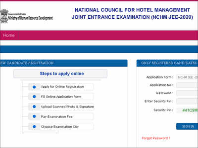 NTA NCHMCT JEE 2020 Admit Card Released, Download Here - Times Of India