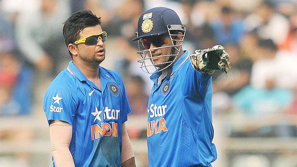 In Pics The Bond Between Ms Dhoni And Suresh Raina The Times Of India