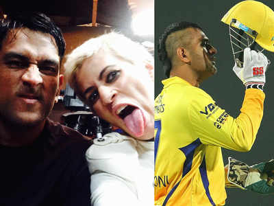 Cricket Universe on Instagram MSD clicked with his hairstylist Sapna  Bhavnani   msd msdhoni moustache sapnabhavnani hairstylist india  cricketuniverse