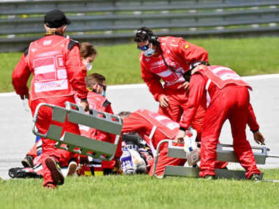 Malaysian Hafizh Syahrin injured in Austrian Moto2 crash