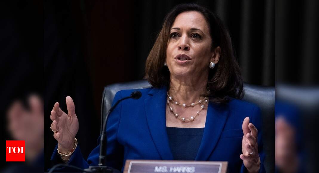 Right wing mudslinging against Joe Biden's VP pick Kamala Harris intensifies - Times of India