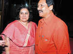 Chetan Chauhan with his wife