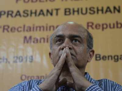 Corruption charge is not contempt: Bhushan