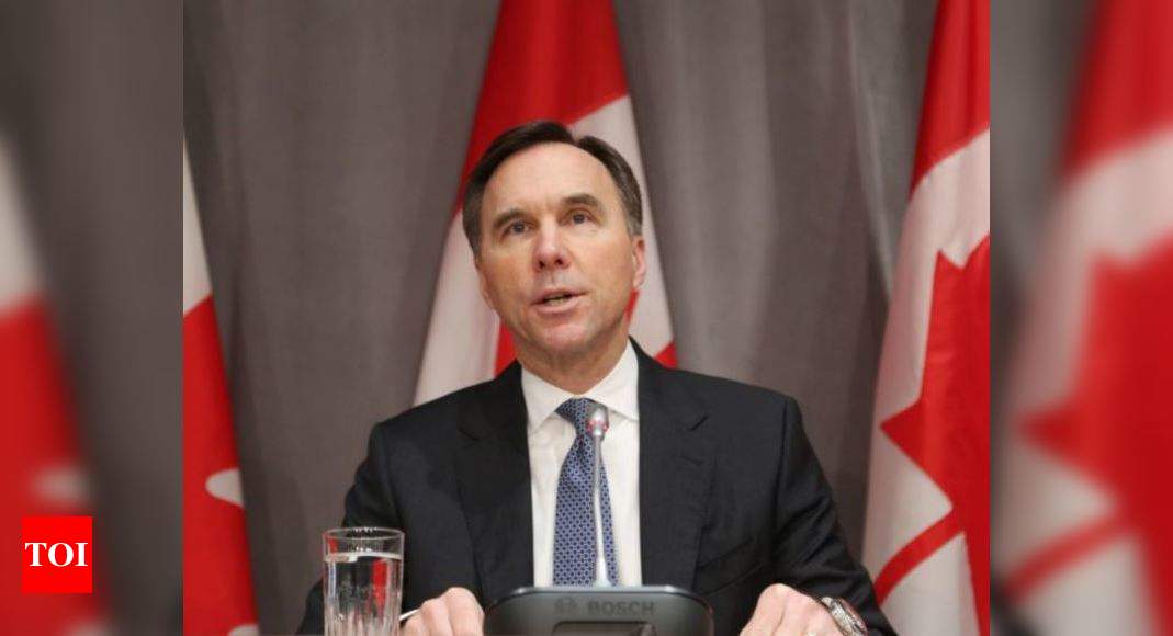 Canada Finance Minister Announces His Resignation - Times Of India