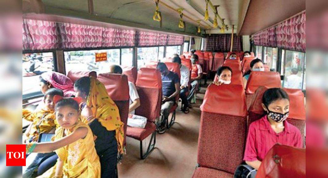 Guwahati buses return, many flout Covid norms | Guwahati News - Times ...