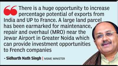 Min, envoy to France discuss investment avenues in UP
