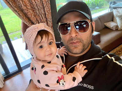 Cuteness alert! You can’t miss this picture of Kapil Sharma with his little munchkin Anayra