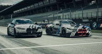 2022 BMW M4 Coupe and M4 GT3 make maiden appearance