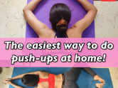Easiest way to do pushups at home