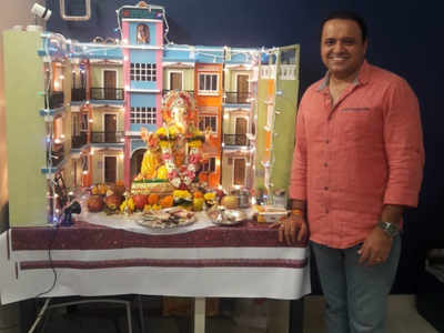 When Taarak Mehta Ka Ooltah Chashmah's Bhide aka Mandar Chandwadkar brought Gokuldham-themed Ganpati at his home