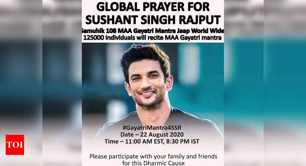 Ankita Lokhande Asks Everyone To Register For Worldwide Gayatri Mantra Jaap For Sushant Singh Rajput Calls It A Dharmic Cause Hindi Movie News Times Of India