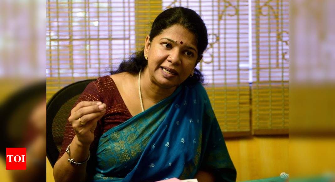 Dmk Mp Kanimozhi Calls For Action Against Ayush Secretary India News Times Of India