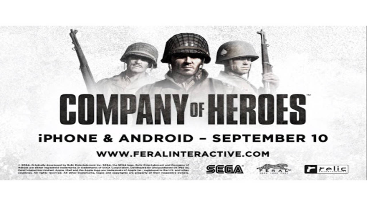 Company Of Heroes: Company of Heroes arrives on iPhone and Android on  September 10 - Times of India