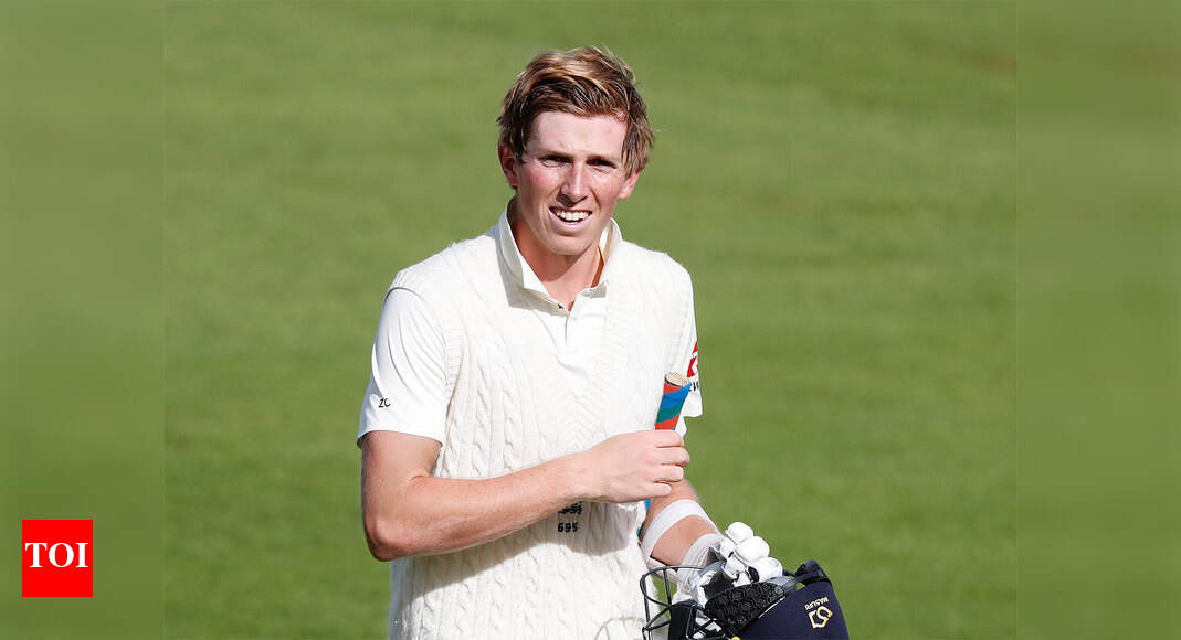 Zak Crawley looks like a class player: Sourav Ganguly ...