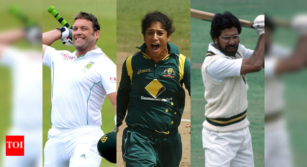 Jacques Kallis, Zaheer Abbas, Lisa Sthalekar inducted into ICC Hall of Fame - Times of India