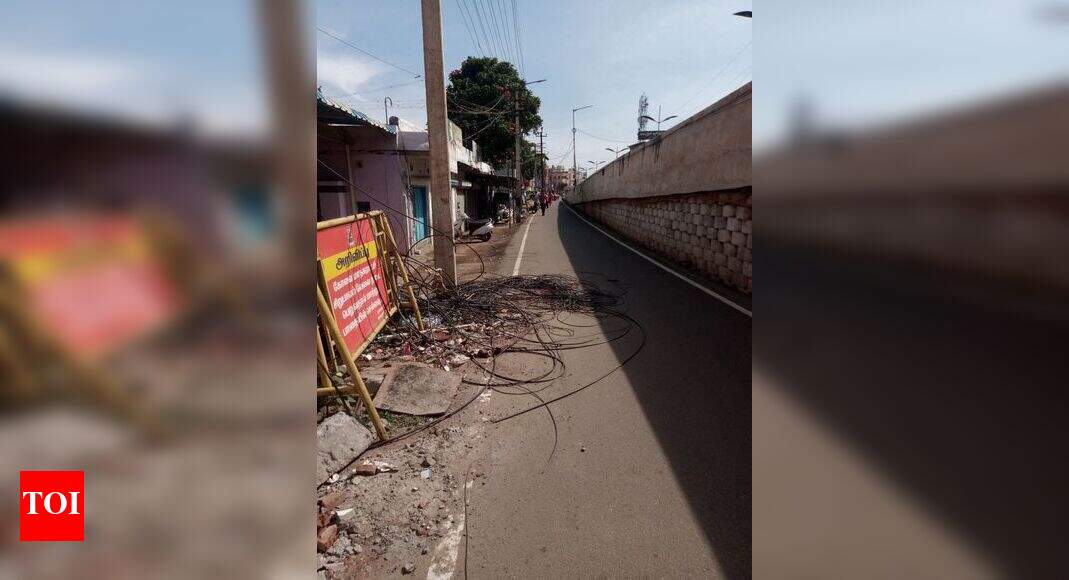 Endangering Cables - Times of India