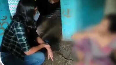 On cam: Delhi woman held in chains for months rescued
