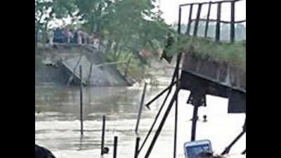 Over 12 fall into river as Araria bridge collapses