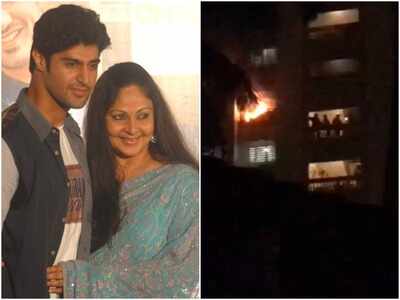 Fire in Rati Agnihotri's apartment building, son Tanuj Virwani opens up about rescue operation