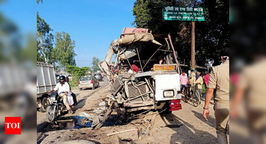 Uttar Pradesh bus collision: Driver overtaking is cause of accident ...