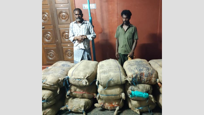 Namakkal police seize 30kg of ganja, arrest two
