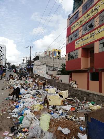 Garbage Not Collected paste three days by GHMC. - Times of India