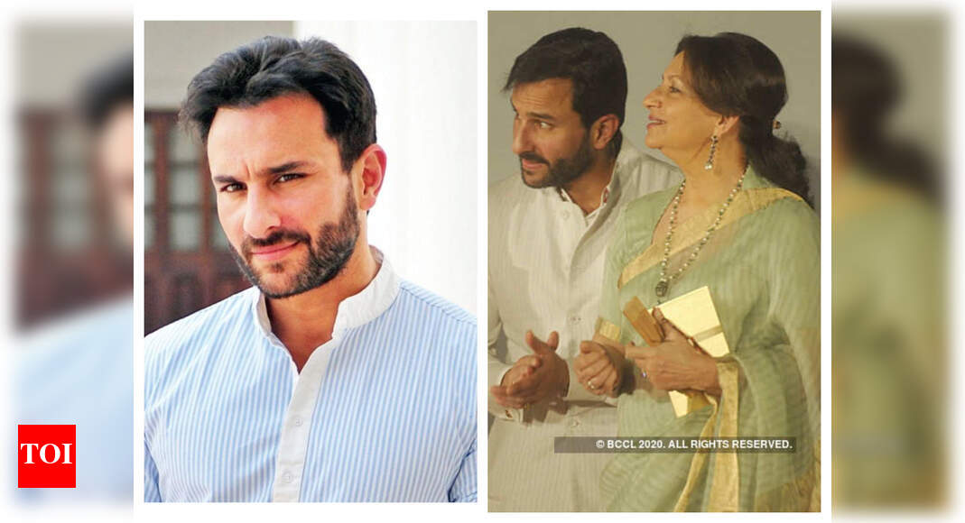 Saif Ali Khan says turning fifty is petrifying, thanks mother Sharmila Tagore’s genes which makes him loo - Times of India