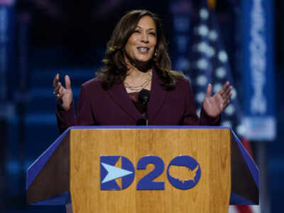 Democratic vice-presidential candidate Kamala Harris (AP)