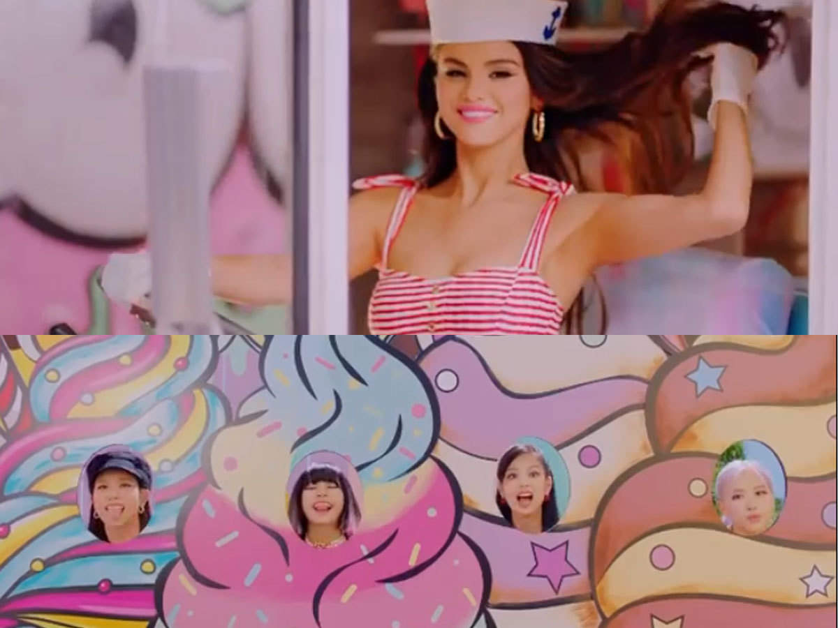 Selena Gomez Teases Fans Ahead Of Ice Cream Song Release With Blackpink Watch Hindi Movie News Times Of India - ice cream blackpink roblox id code
