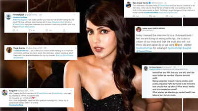 'Not guilty until proven': Rhea Chakraborty's fans trend #JusticeForRhea on Twitter