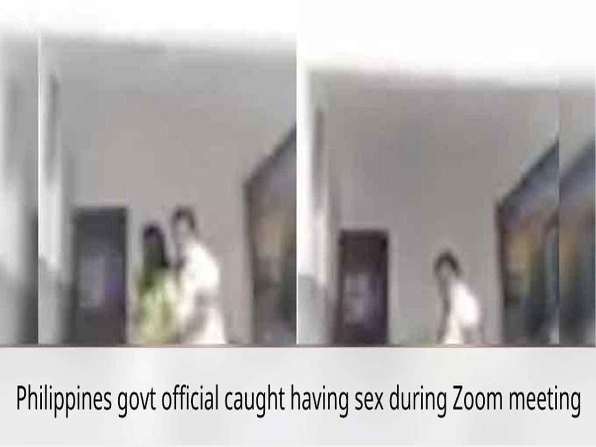 Philippines Govt official caught having sex during Zoom meeting International photo pic