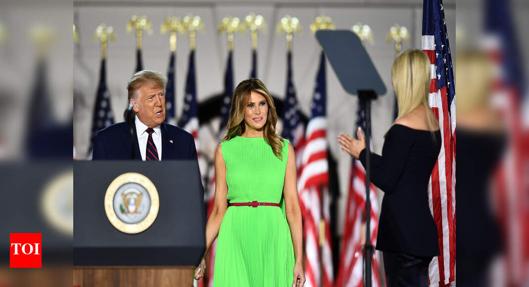 Melania Trump S Smile At Ivanka Sets Internet Buzzing Times Of India
