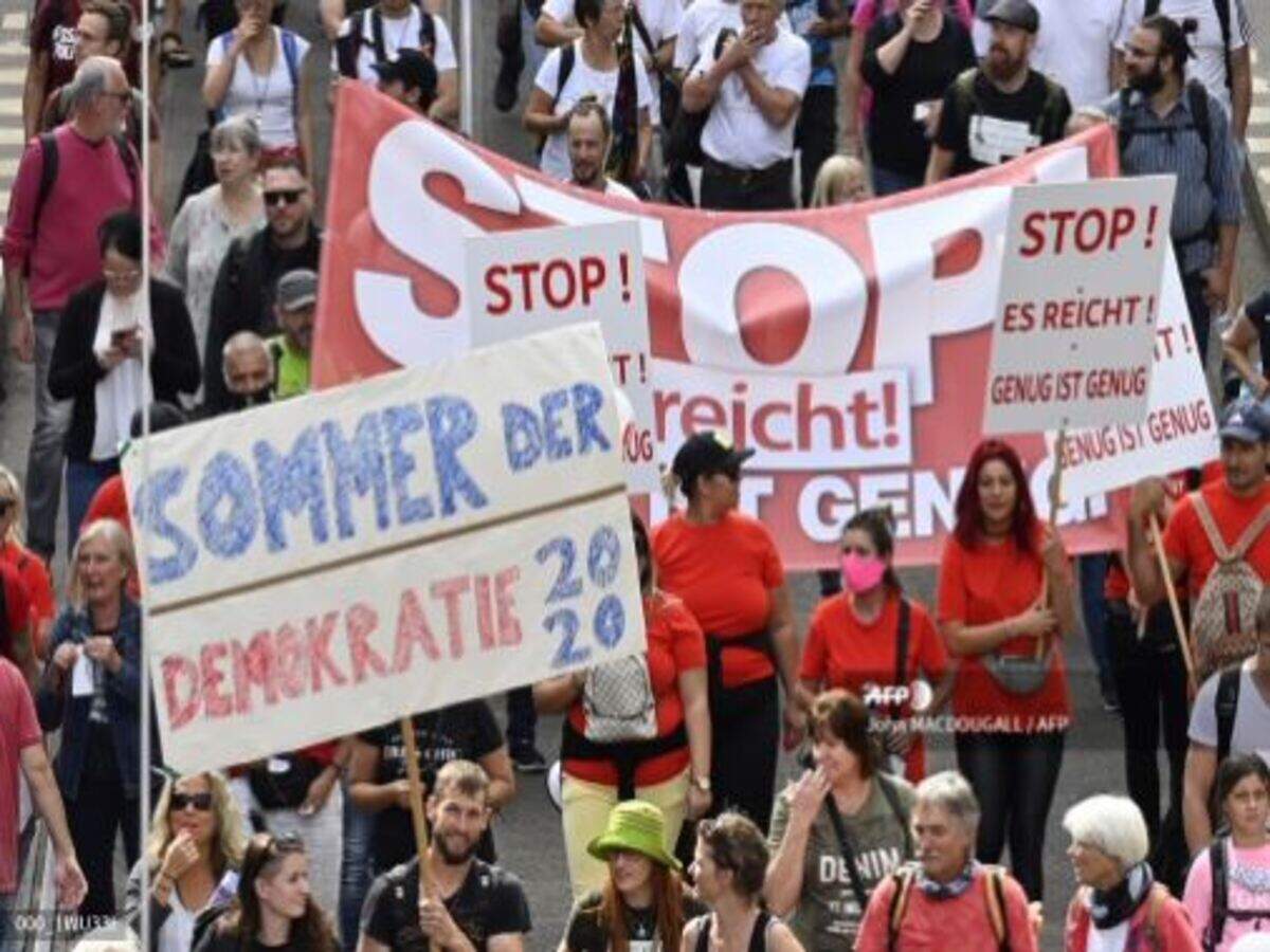 Berlin Braces For Anti Corona Demonstration Times Of India