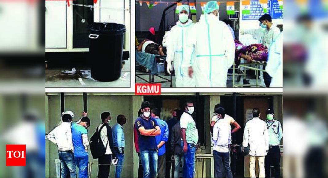 Lucknow: Social distancing a major issue at KGMU, RMLIMS | Lucknow News ...