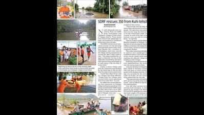 SDRF rescues 350 from Kuhi tehsil