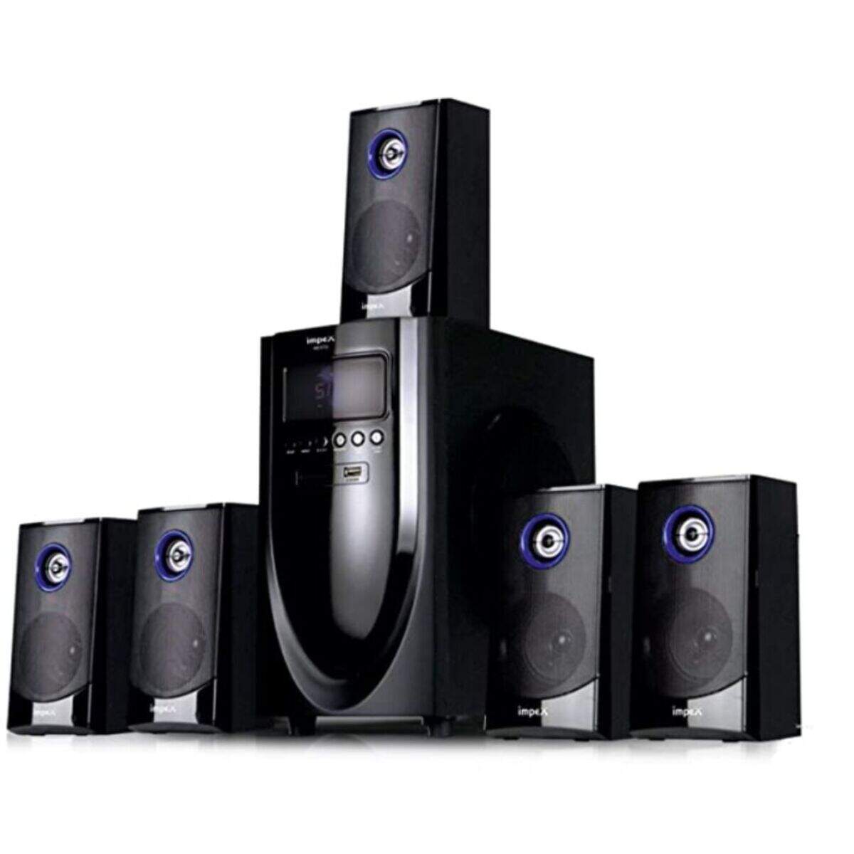 zebronics bt6590rucf 5.1 channel multimedia speaker with bluetooth & remote